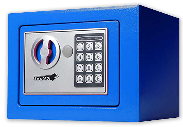 caja fuerte azul 2