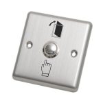 Botón Pulsador De Salida Acero Inox. Control De Acceso.