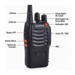 RADIOS PORTATIL UHF MODELO BF-888S BAOFENG