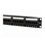 Patch Panel De 24 Puertos Cat 6.