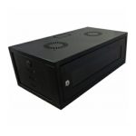 Rack Gabinete Para Dvr 2u puerta de metal.