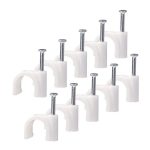 Clip para cables circular 100 unidades professional vision.