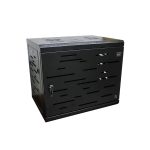 Rack cerrado puerta de metal 9 unidades.