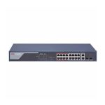 Switch Monitoreable PoE 16 puertos 100 Mbps DS-3E1318P-EI/M Hikvision.