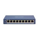 Switch DS-3E1309P/EI/M Monitoreable PoE+ / 8 puertos 100 Mbps PoE Hikvision