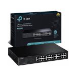 Switch 24 puertos TL-SF1024D 10 100 Mbps marca Tp link.
