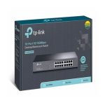 Switch 16 puertos TL-SF1016DS Fast Ethernet 10/100Mbps marca Tp link.